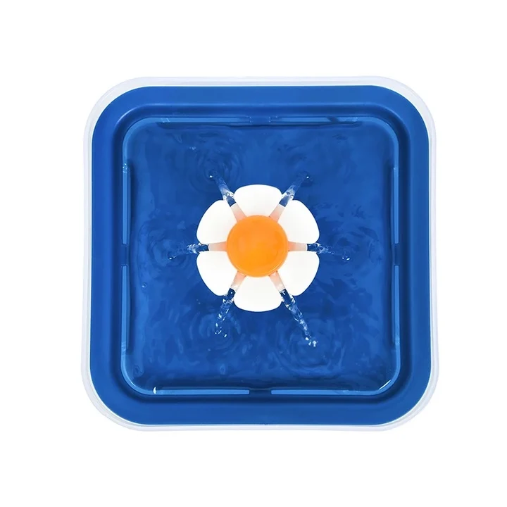 Fuente de Agua para Perros y Gatos con Luz LED 2 Litros